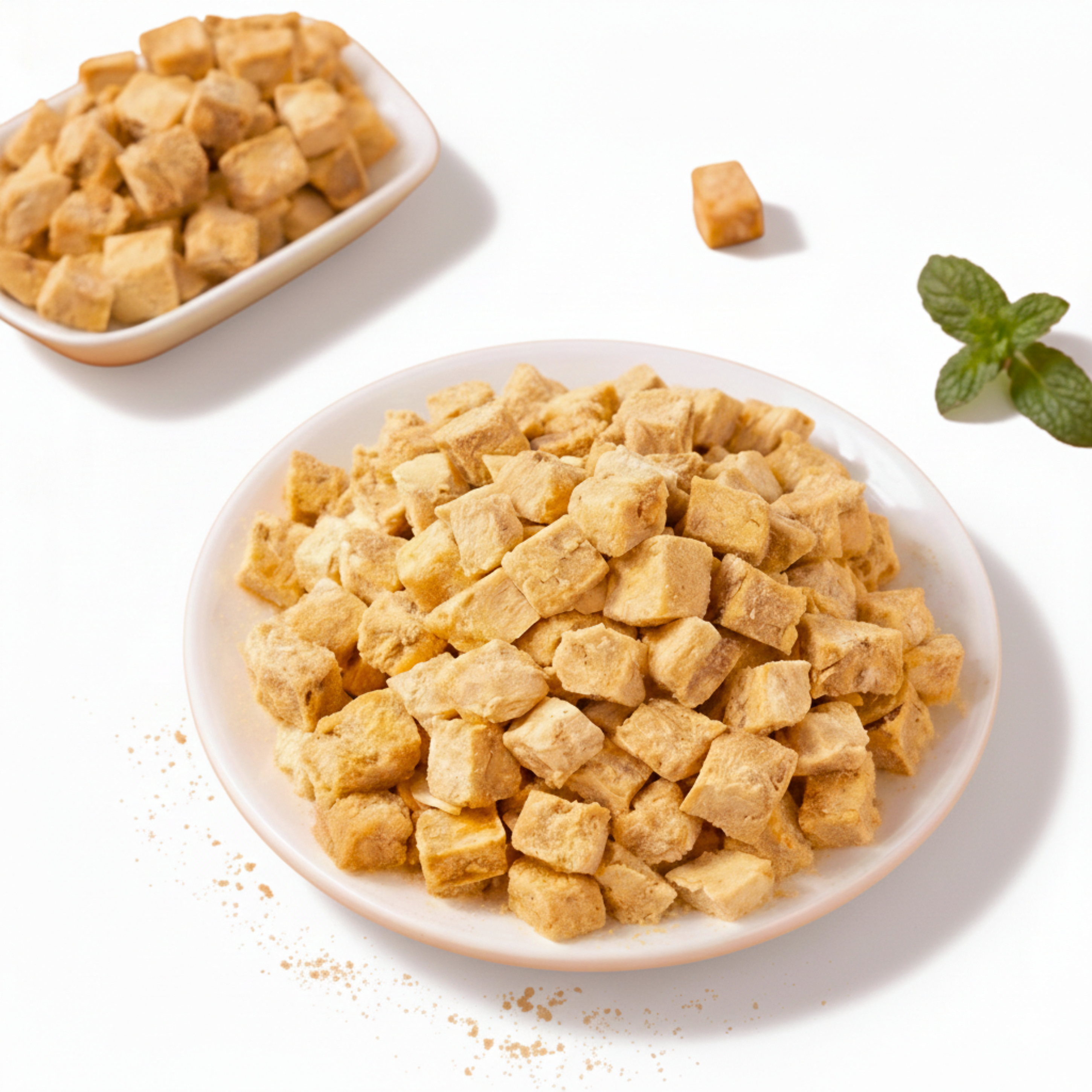 Kyndred Paws Freeze-Dried Salmon Treats for Cats & Dogs | Single-Ingredient Seafood (Fillet & Cubes)