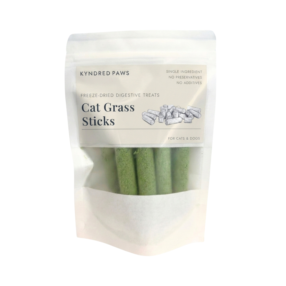 Freeze-Dried Cat Grass Sticks