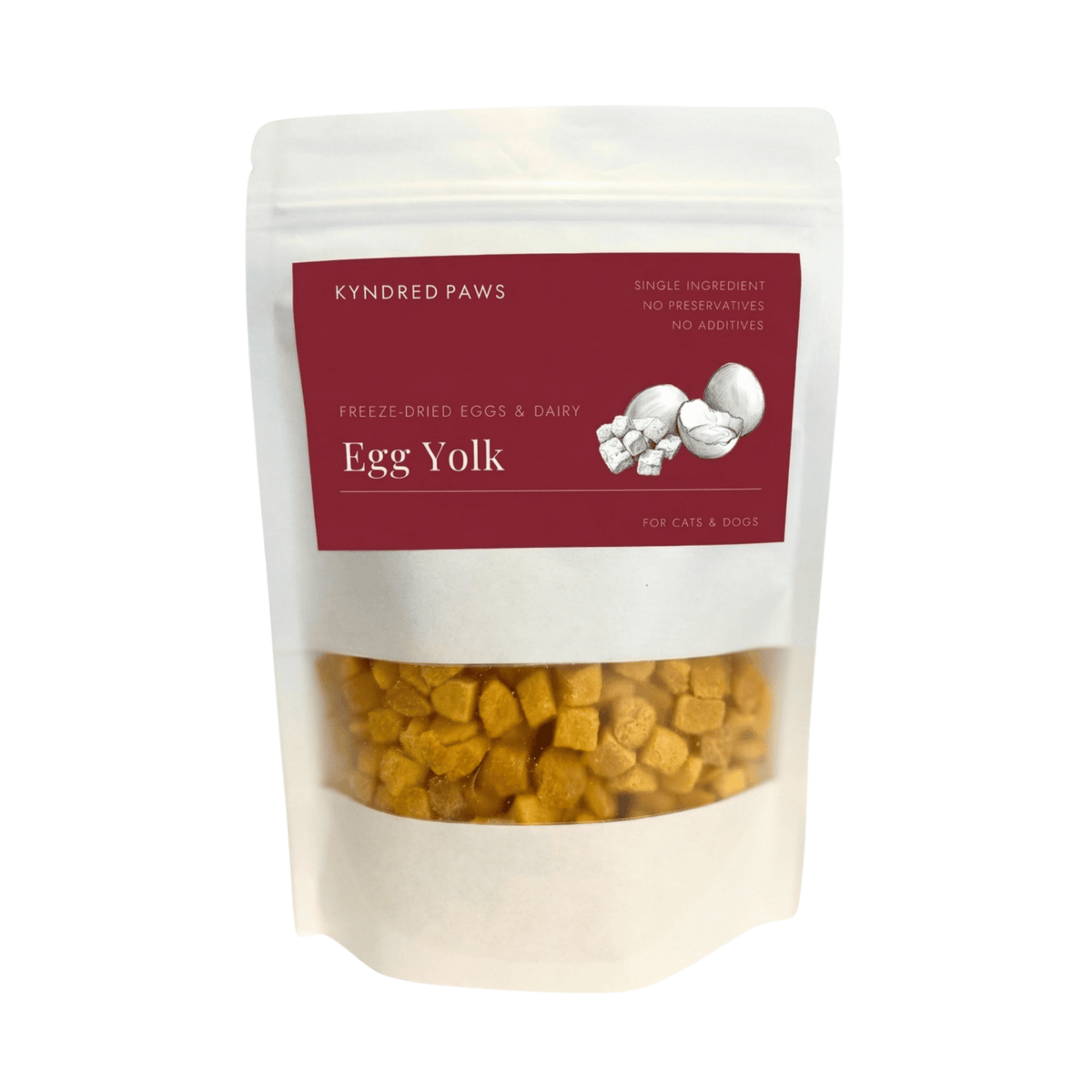 Freeze-Dried Egg Yolk Cubes 60g