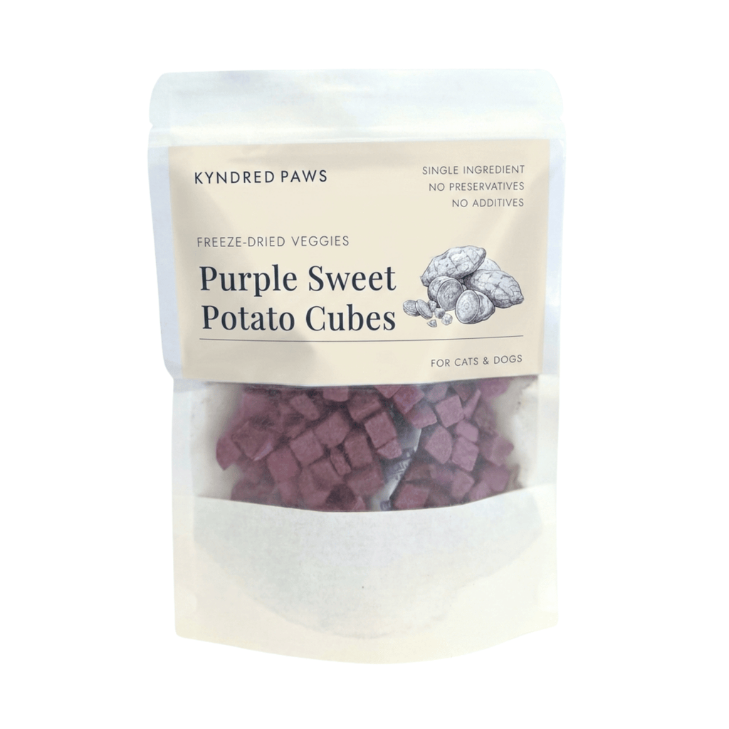 Freeze-Dried Purple Sweet Potato Cubes